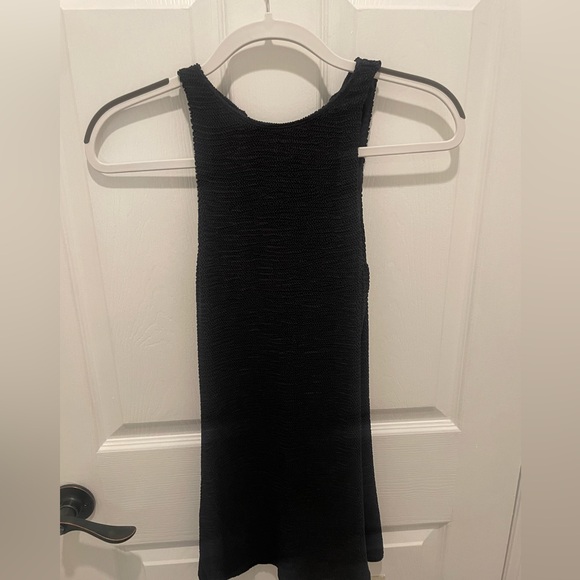 NWOT Monday Swimwear The Kokomo Swim Dress in Black Crinkle - Picture 12 of 12